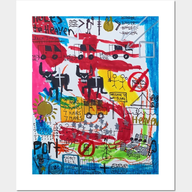 HOLES TO HEAVEN Wall Art by Basquiat